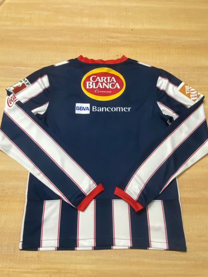 Long Sleeve Retro Jersey 2009-2010 Monterrey Home Soccer Jersey Vintage Football Shirt
