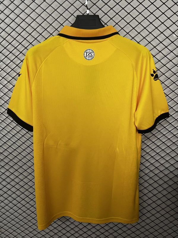 Fan Version 2025-2026 Espanyol 125th Anniversary Yellow Soccer Jersey Football Shirt