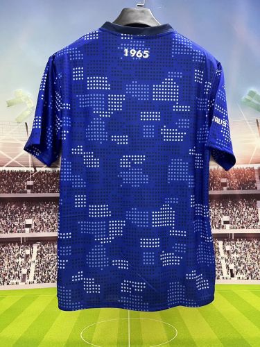 Fan Version 2025-2026 FC Twente Away Blue Soccer Jersey Football Shirt