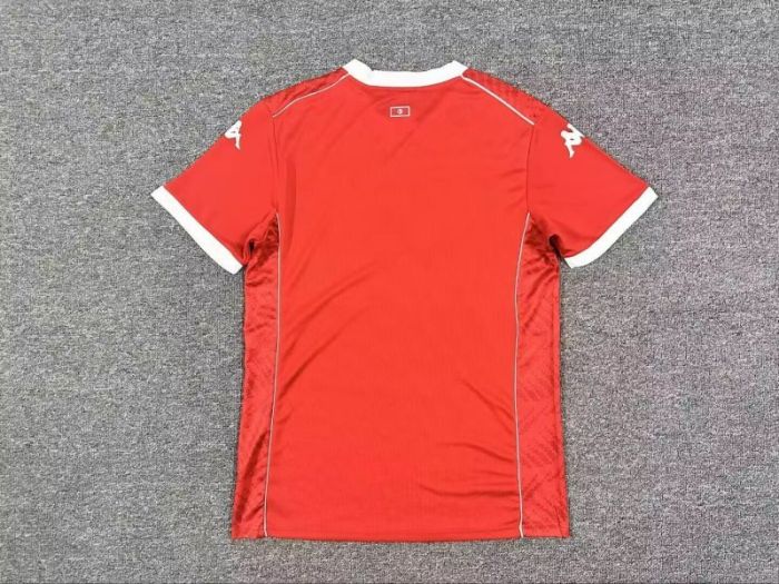 Fans Version 2025-2026 Tunisia Home Soccer Jersey Football Shirt