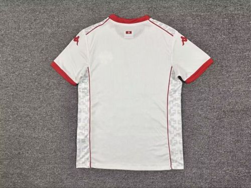 Fans Version 2025-2026 Tunisia Away White Soccer Jersey Football Shirt
