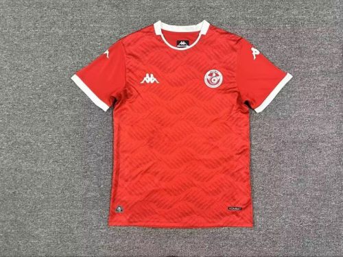 Fans Version 2025-2026 Tunisia Home Soccer Jersey Football Shirt