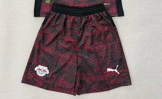 Fan Version 2025-2026 RB Leipzig Third Away Soccer Shorts Football Shorts