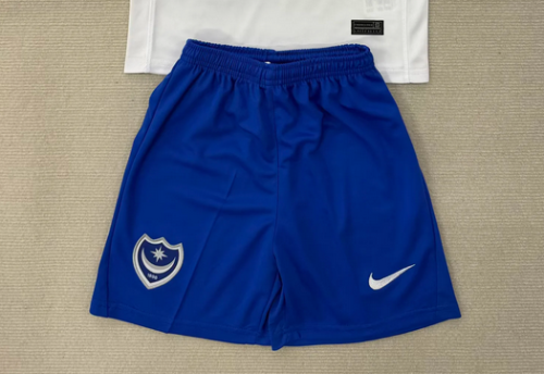Fan Version 2025-2026 Portsmouth Away Soccer Shorts Football Shorts