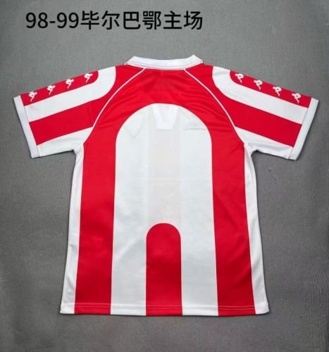 Retro Jersey 1998-1999 Athletic Bilbao Home Soccer Jersey Vintage Football Shirt
