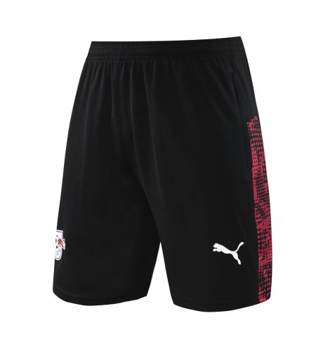 Fan Version 2025-2026 RB Leipzig Black/Red Soccer Training Shorts Football Shorts