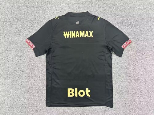 Fan Version 2025-2026 Stade Rennais Third Away Black Soccer Jersey Football Shirt