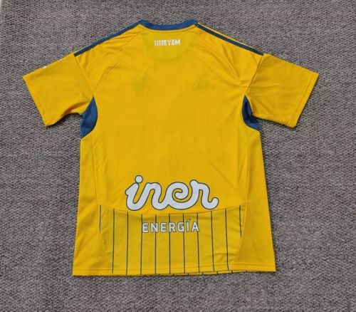 Fan Version 2025-2026 Albacete Balompié Third Away Yellow Soccer Jersey Football Shirt