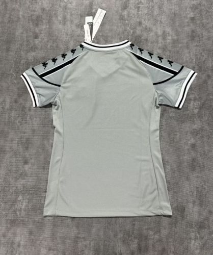 Women 2025-2026 Vasco Da Gama Grey Soccer Training Jersey Girl Football Shirt