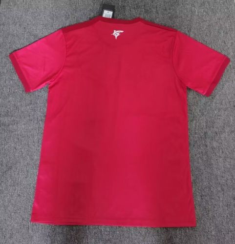 Fans Version 2025-2026 Cape Verde Third Away Red Soccer Jersey Football Shirt