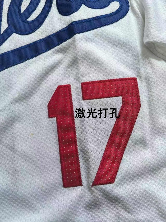 with New Material Los Angeles Dodgers OHTANI 17 White Flexbase Jersey MLB Shirt