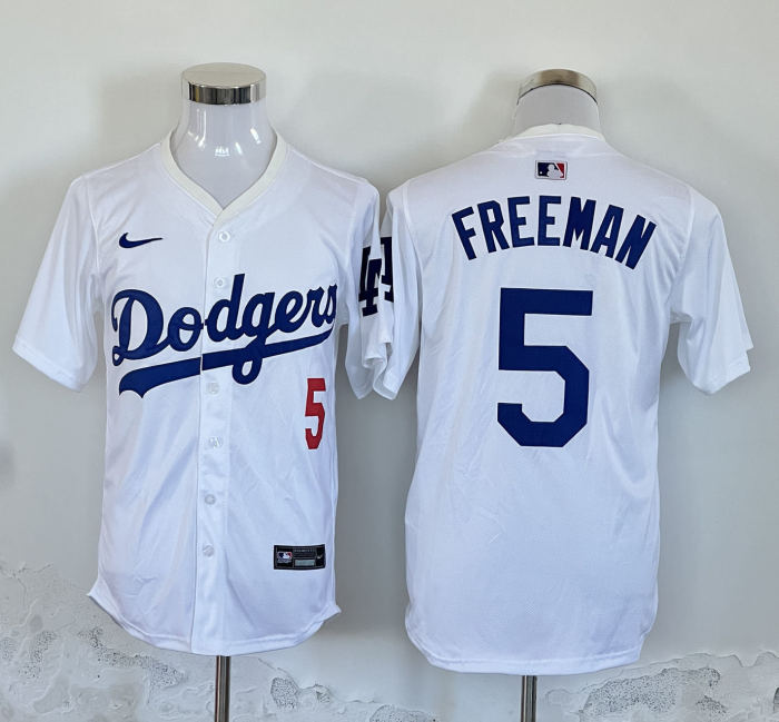 with New Material Los Angeles Dodgers FREEMAN 5 White Flexbase Jersey MLB Shirt