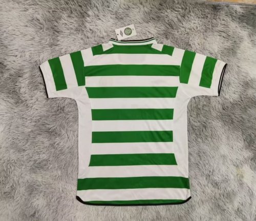 Retro Jersey 2001-2002 Celtic Home Soccer Jersey Vintage Football Shirt