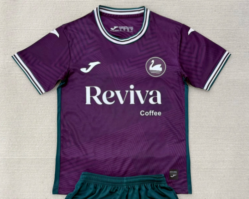 Fan Version 2025-2026 Swansea City Away Football Shirt Soccer Jersey