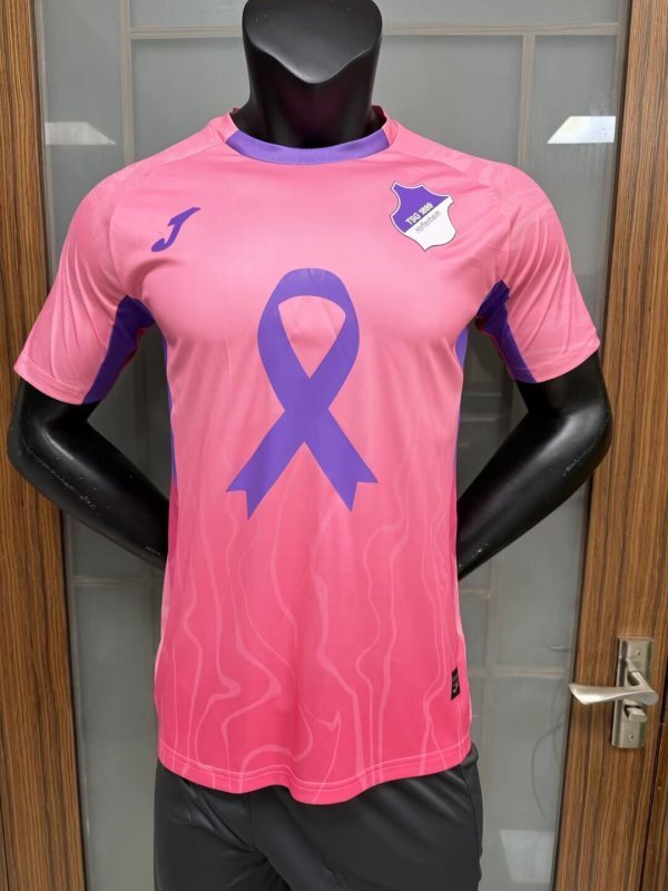 Fan Version 2025-2026 1. FC Heidenheim Pink October Version Soccer Jersey Football Shirt