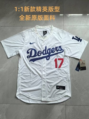 with New Material Los Angeles Dodgers OHTANI 17 White Flexbase Jersey MLB Shirt