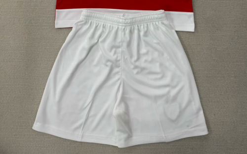 Fan Version 2025-2026 As Monaco Home Soccer Shorts Football Shorts