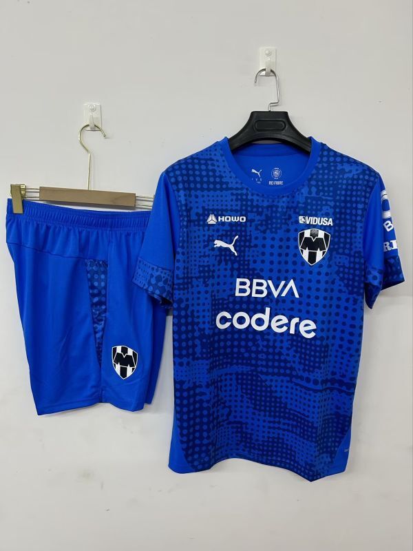 Adult Uniform 2025-2026 Manchester United Blue Soccer Training Jersey and Shorts Football Kits