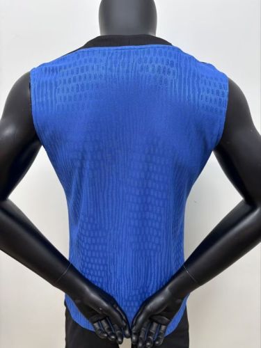 Barca Camisetas de Futbol Player Version 2025-2026 Barcelona Blue Soccer Training Vest