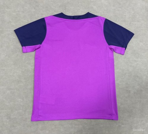 Barca Camisetas de Futbol Fans Version 2025-2026 Barcelona Purple Soccer Training Jersey