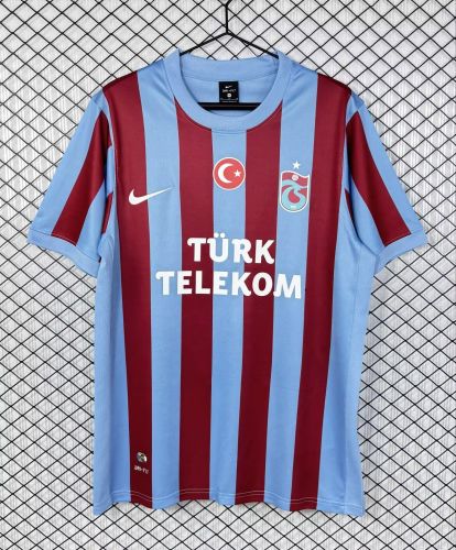 Retro Jersey 2010-2011 Trabzonspor Kulübü Home Soccer Jersey Football Shirt
