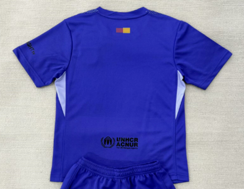 Barca Camisetas de Futbol Fans Version 2025-2026 Barcelona Purple Goalkeeper Soccer Jersey