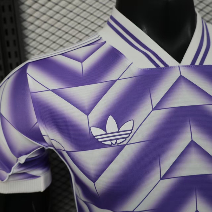 Player Version 2025-2026 Real Madrid Purple/White Special Edition Soccer Jersey Real Football Shirt