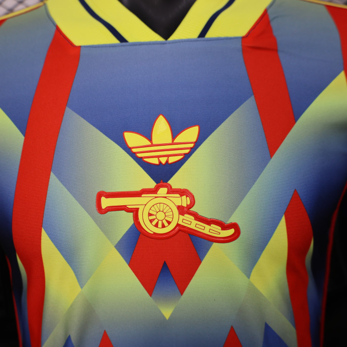 Player Version 2025-2026 Arsenal Yellow/Blue/Red Special Edition Footbal Shirt Soccer Jersey