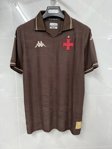 Fan Version 2025-2026 Vasco Da Gama Third Away Coffee Soccer Jersey Footall Shirt