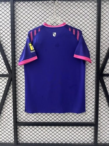 Fan Version 2025-2026 Mainz 05 Away Purple Soccer Jersey Football Shirt