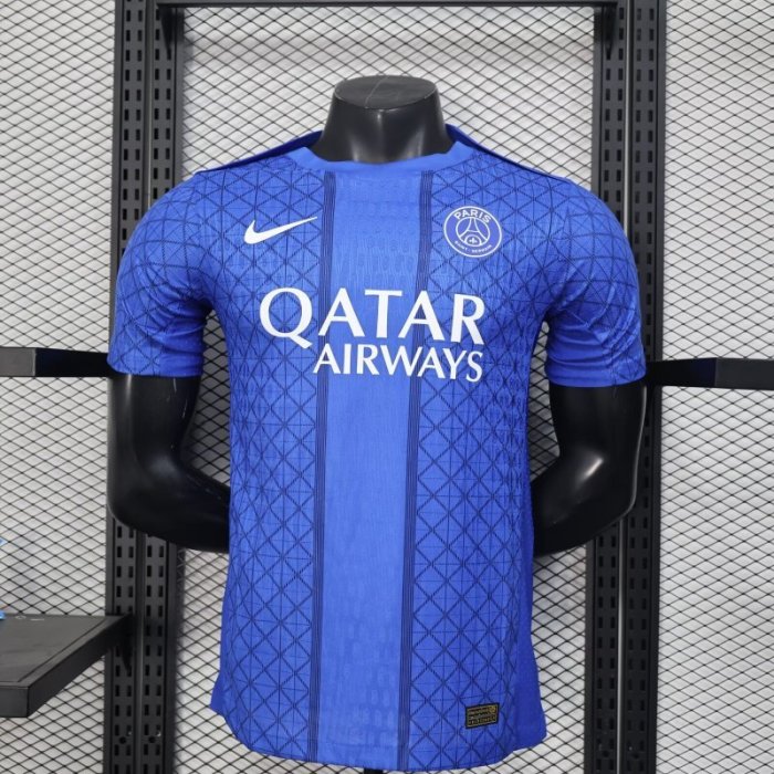 Player Version 2025-2026 PSG Blue Special Edition Soccer Jersey Football Maillot
