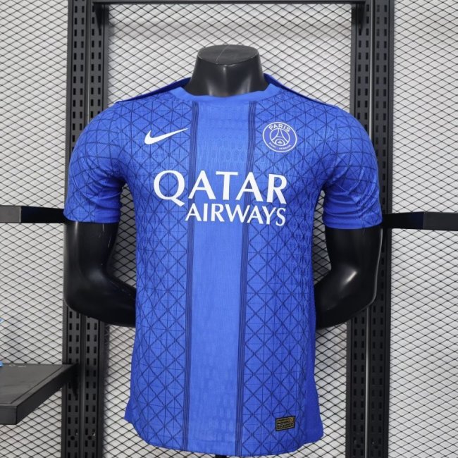 Player Version 2025-2026 PSG Blue Special Edition Soccer Jersey Football Maillot