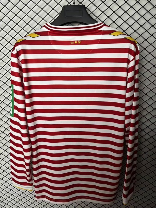 Long Sleeve Fans Version 2025-2026 1. FC Köln Red/White Special Edition Soccer Jersey Koln Fooball Shirt