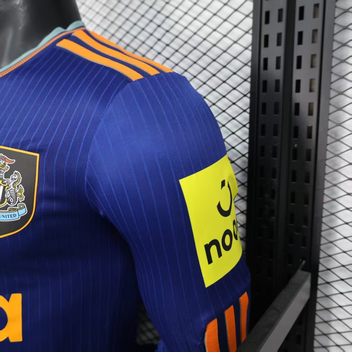 Player Version Long Sleeve 2025-2026 Newcastle United Third Away Blue Soccer Jersey Football Shirt