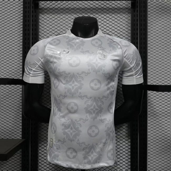 Player Version 2025-2026 Real Madrid White Special Version Soccer Jersey Real Football Shirt
