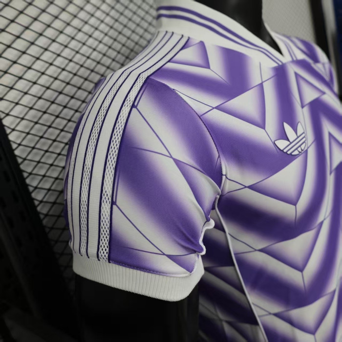 Player Version 2025-2026 Real Madrid Purple/White Special Edition Soccer Jersey Real Football Shirt