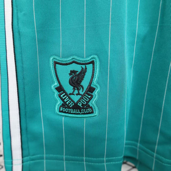 Fan Version 2025-2026 Liverpool Green Icon Soccer Shorts Football Shorts