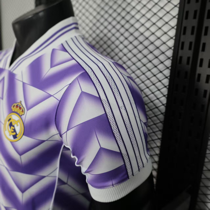 Player Version 2025-2026 Real Madrid Purple/White Special Edition Soccer Jersey Real Football Shirt