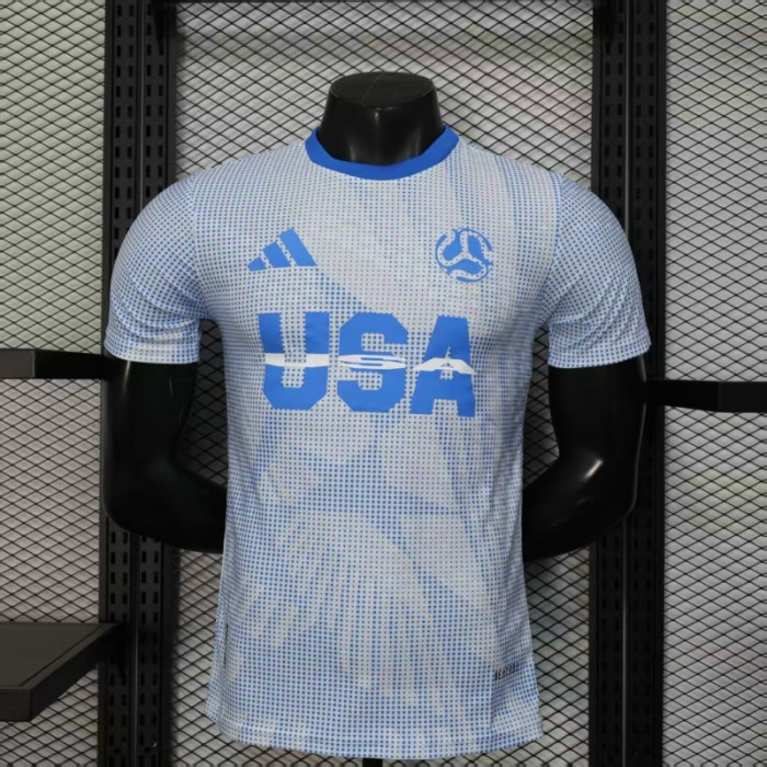 Player Version 2026 World Cup Anniversary Blue Soccer Jersey Camisetas de Futbol