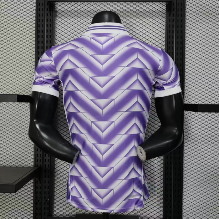 Player Version 2025-2026 Real Madrid Purple/White Special Edition Soccer Jersey Real Football Shirt