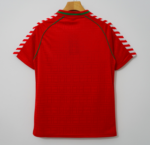 Retro Jersey 1988-1989 Wimbledon Away Red Soccer Jersey Football Shirt