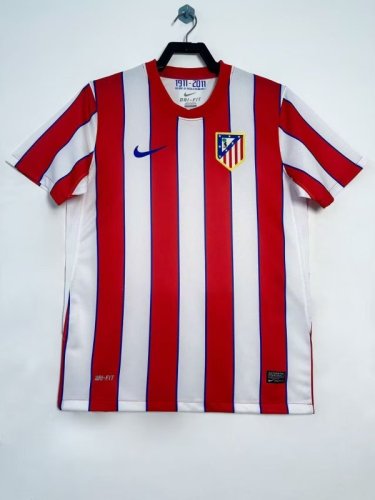 Retro Jersey 2011-2012 Atletico Madrid League Version Home Soccer Jersey Vintage Football Shirt