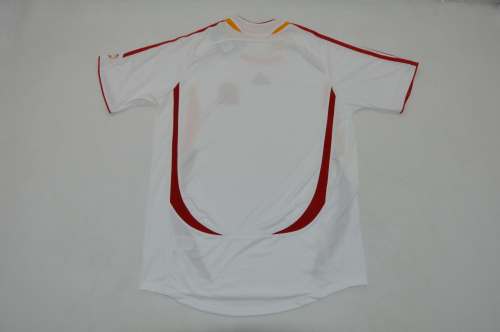 Retro Jersey Spain 2006 Away White Soccer Jersey Vintage Football Shirt