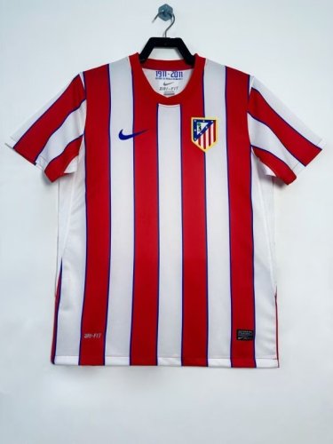 Retro Jersey 2011-2012 Atletico Madrid Home Soccer Jersey Vintage Football Shirt