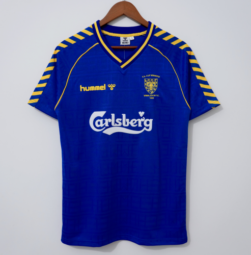 Retro Jersey 1988-1989 Wimbledon Home Soccer Jersey Football Shirt