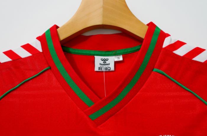 Retro Jersey 1988-1989 Wimbledon Away Red Soccer Jersey Football Shirt