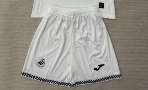 Fan Version 2025-2026 Swansea City Home Soccer Shorts Football Shorts