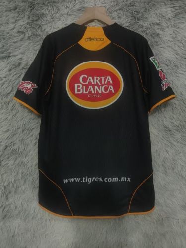 Retro Jersey 2005 Tigres UANL Third Away Black Soccer Jersey Vintage Football Shirt