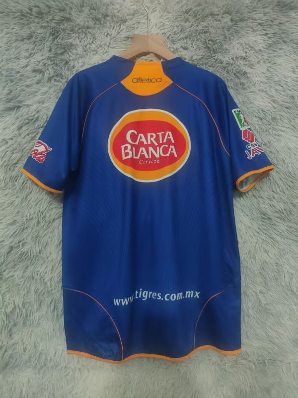 Retro Jersey 2005 Tigres UANL Away Blue Soccer Jersey Vintage Football Shirt