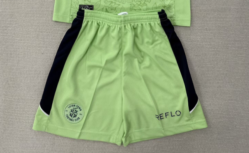 Fan Version 2025-2026 Luton Town Third Away Green Soccer Shorts Football Shorts